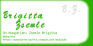 brigitta zsemle business card